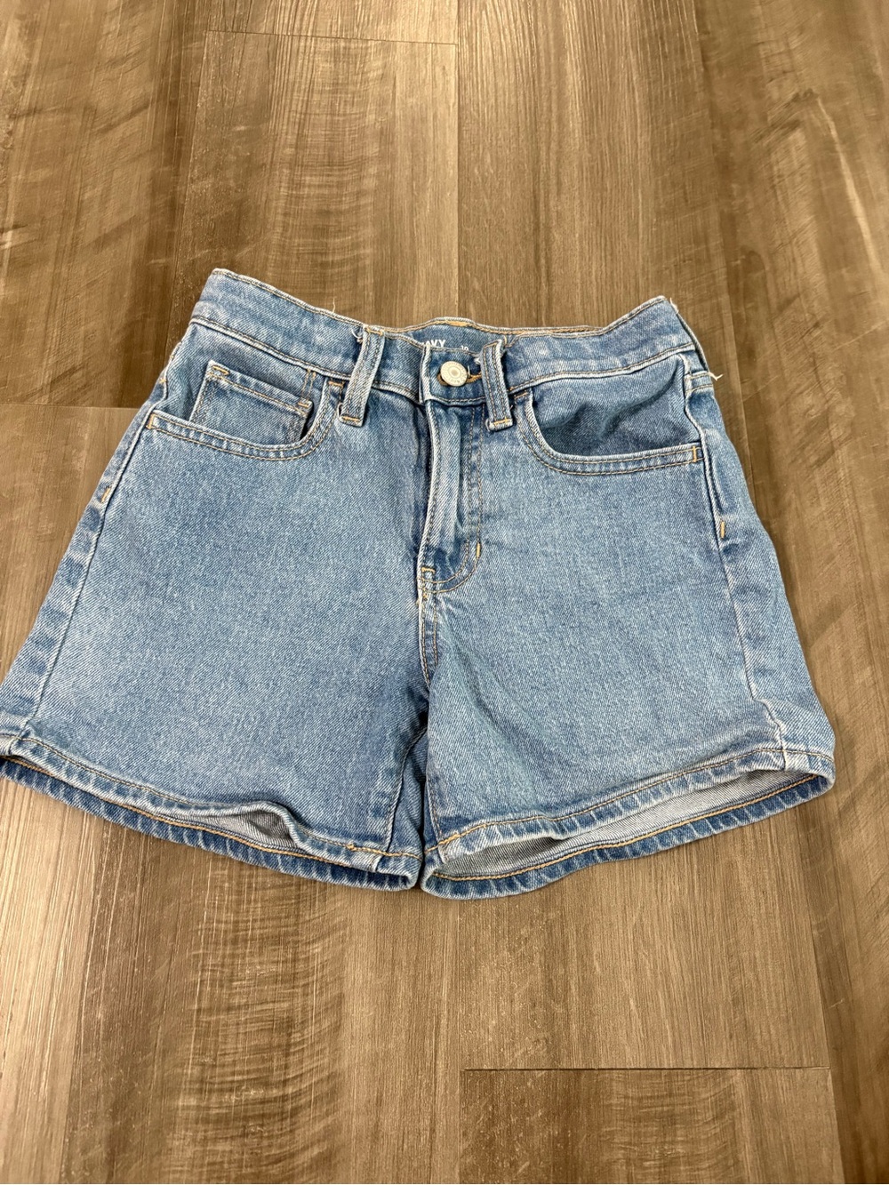 Old Navy Girls’ Light Blue Denim High-Rise Jean Shorts